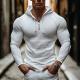 Men Slim Fit Trendy Long Sleeve Hoodie