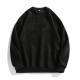 Suede-look Solid-color Casual Hoodie For Men