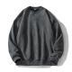 Suede-look Solid-color Casual Hoodie For Men
