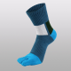 Sports mid-tube five-finger socks-red-cotton-1 pair - Option1