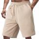 Mens Jacquard Lightweight Casual Loose-fit Shorts