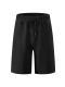 Mens Jacquard Lightweight Casual Loose-fit Shorts