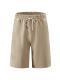 Mens Jacquard Lightweight Casual Loose-fit Shorts