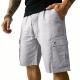 Mens Outdoor Stretch Sports Shorts In Bamboo-Blend Linen