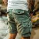 Summer Casual Corduroy Loose-fit Stretch-waist Multi-pocket Pants