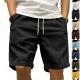 Mens Casual Versatile Lightweight Corduroy Shorts