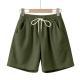 Mens Casual Versatile Lightweight Corduroy Shorts