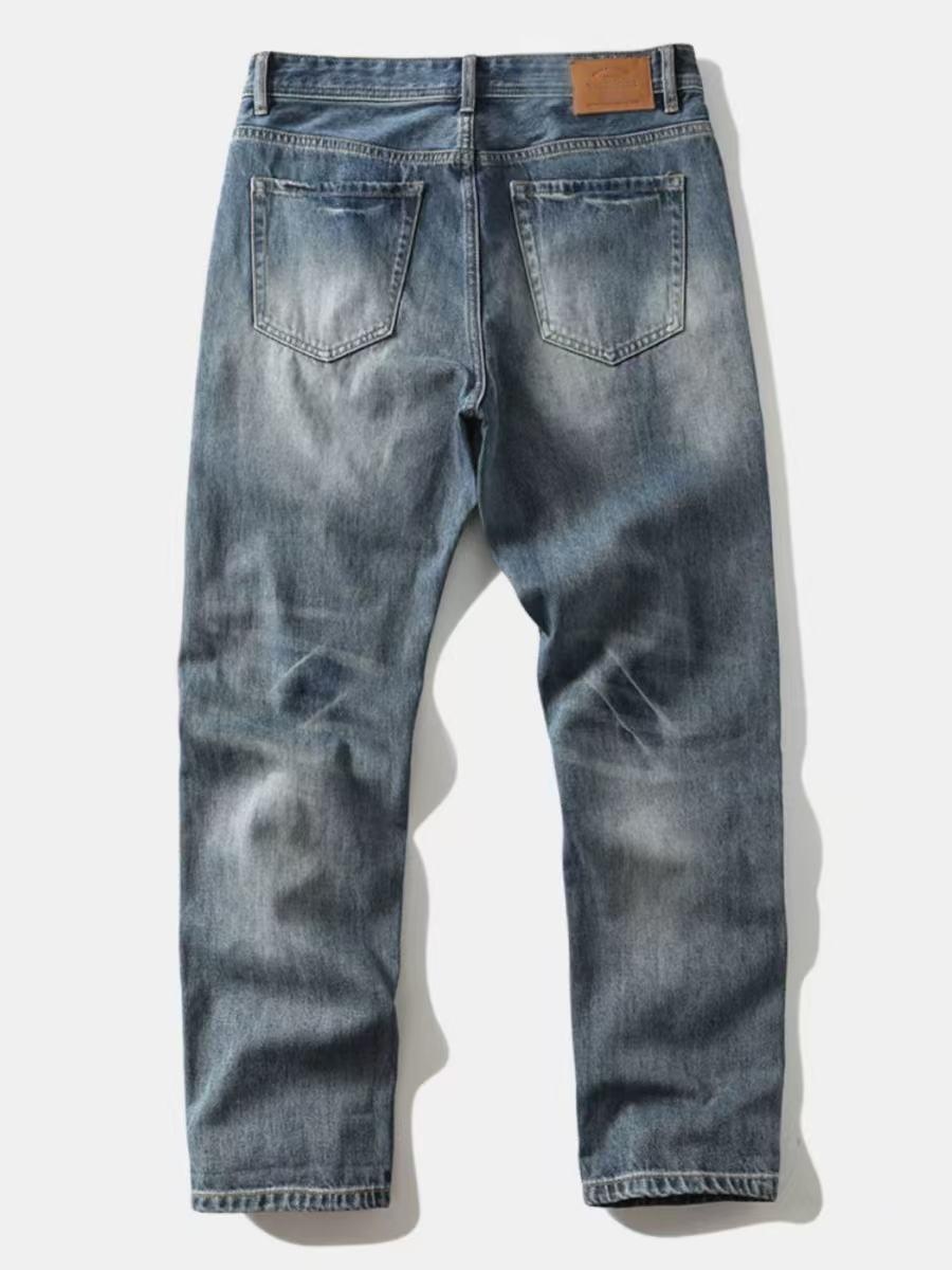 B2 - Non-elastic Small Straight-leg Pants