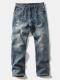 B2 - Non-elastic Small Straight-leg Pants