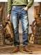 Shanxi Stretchy Slim Straight Pants