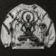 Fashion Casual Printed Polyester Sweater