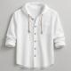 Mens Fashion Hooded Cotton-Linen Casual Long-Sleeve