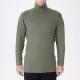 Gray Shell Quick-Dry Half-Zip Mens Outdoor Wool Long-Sleeve