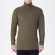 Gray Shell Quick-Dry Half-Zip Mens Outdoor Wool Long-Sleeve