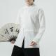 Mens Fashion Cotton-Linen Long-Sleeve Shirt Top