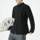 Mens Fashion Cotton-Linen Long-Sleeve Shirt Top