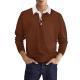 Mens Solid-Color Versatile Long-Sleeve Top