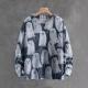 Mens 3D Crew Neck Sweatshirt With Bold Needle Digital Print