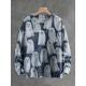 Mens 3D Crew Neck Sweatshirt With Bold Needle Digital Print