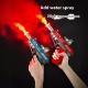 Childrens Electric Spray Toy Gun Little Boys Luminous Sound Music Shock 1-2-3 Years Old Left Wheel