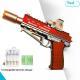 Childrens Electric Spray Toy Gun Little Boys Luminous Sound Music Shock 1-2-3 Years Old Left Wheel