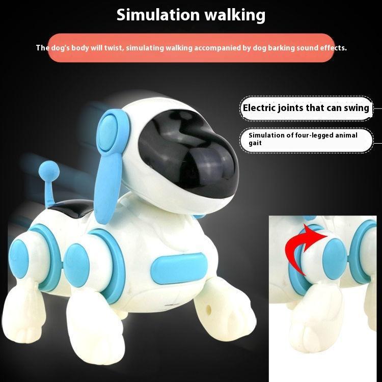 Childrens Educational Crawling Simulation Electric Walking Music Dog Toy