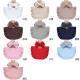 Pure Color Ruffles Childrens Saliva Towel Suit