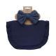 Pure Color Ruffles Childrens Saliva Towel Suit