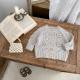 Baby Girl Hollow Out Hand Crocheting Ball Knitted Sweater Coat All-matching