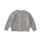 Baby Girl Hollow Out Hand Crocheting Ball Knitted Sweater Coat All-matching