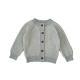 Infant Two-color Twist Round Neck Knitted Coat