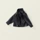 Short Stand Collar Jacket Top Motorcycle Clothing