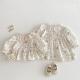 Baby Season Korean Style Rabbit Floral Princess Dress