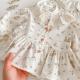Baby Season Korean Style Rabbit Floral Princess Dress