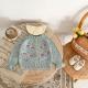 Loose Hollow Embroidered Knitted Coat All-match Cardigan