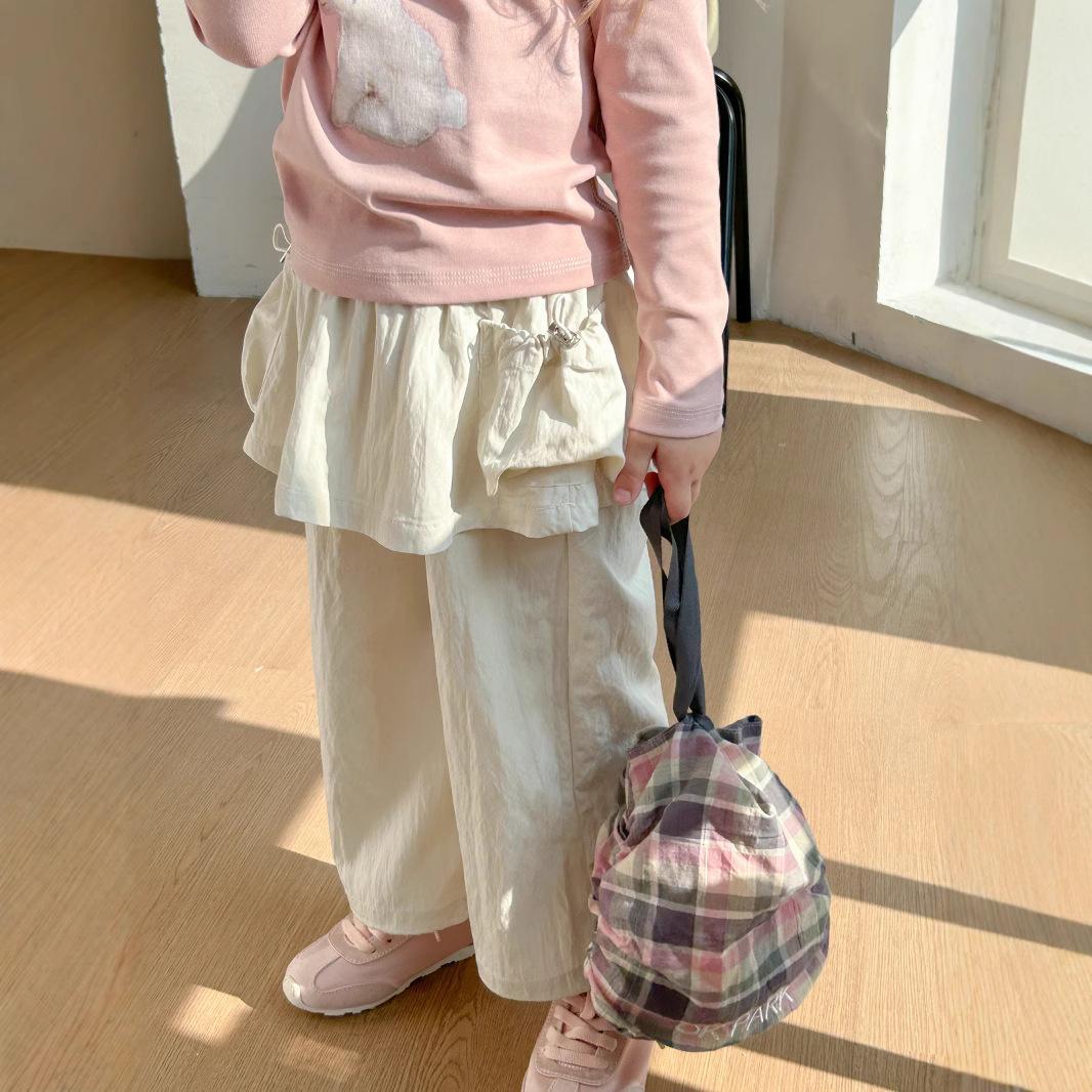 Childrens Loose Casual Pants With Fart Curtain