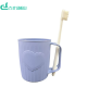 Simple caring brushing cup-milk coffee color-PP-490ml-1 piece - Option1