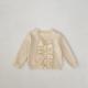 Spring Girls V-neck Flounce Knitted Coat