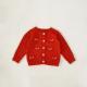 Baby Girl Red Love Embroidered Strap Ha Yi
