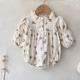 Newborn Autumn Girls Triangle Rompers Romper