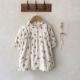 Newborn Autumn Girls Triangle Rompers Romper