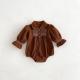 Baby Girl Corduroy Triangle Jumpsuit Dress