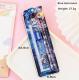 Stationery Set-Cat Card Hanging Model-Pink-2 pencils + ruler + eraser + pencil sharpener + pencil holder-1 set - Option1