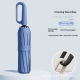 Ring buckle automatic umbrella-10 bones-beige white-glass fiber + paint iron frame-1 - Option1
