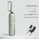 Ring buckle automatic umbrella-10 bones-beige white-glass fiber + paint iron frame-1 - Option1