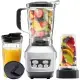 Moothie Blender, Countertop Blenders For Kitchen With 23 34 60oz BPA-Free Portable Cups, Professional Smoothie Maker With Four Programs For Shakes, Sauces, Juice And Ice Crushing