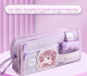 Portable Stationery Pencil Case-Planet Aerospace Model-Blue-1 - Option1