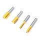 4-Piece WoodWorking Double-Edged Carving Head