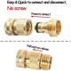 Hose Quick Connector GHT Male Nipple GHT Female Threaded Water Passage Fitting