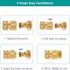 Hose Quick Connector GHT Male Nipple GHT Female Threaded Water Passage Fitting